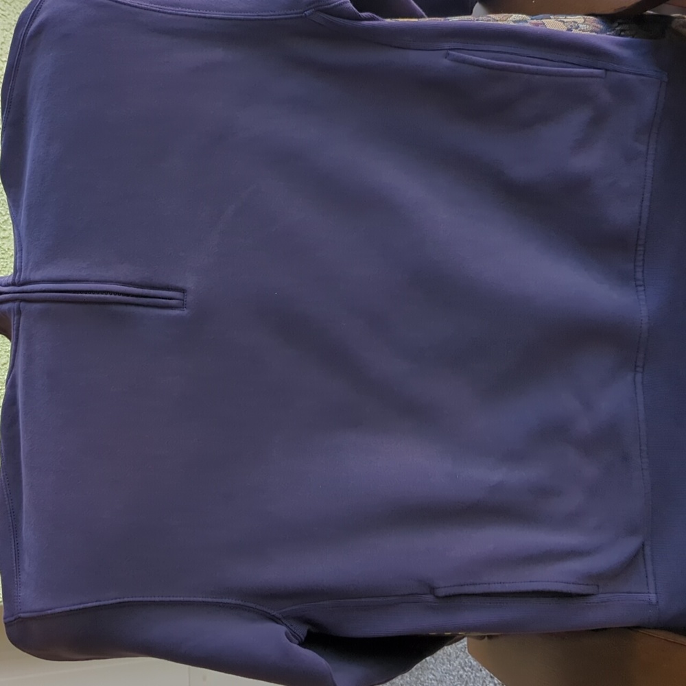 Athleta Forever Fleece 1/4 Zip Sweatshirt - Iris S - Picture 14 of 14